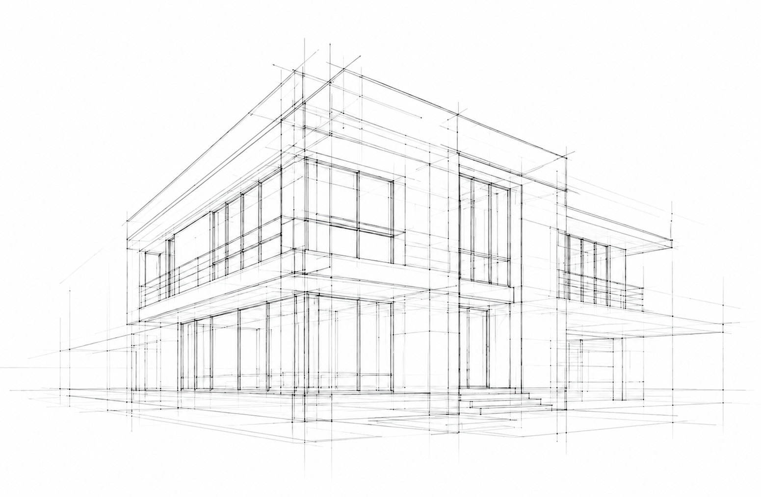 Architectural line drawing